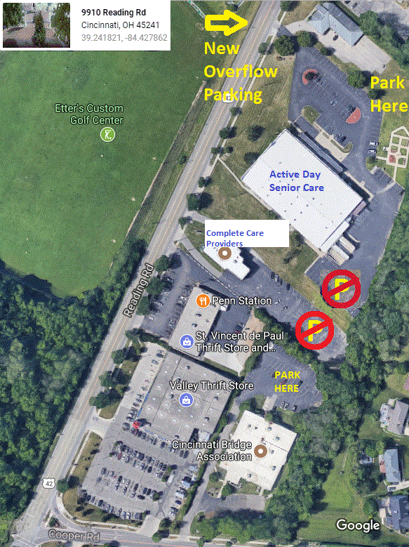 CBA Parking Map